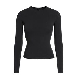 Classic Black Long Sleeve Top
